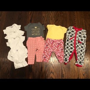 0-3 Months Baby Girl Basics Bundle